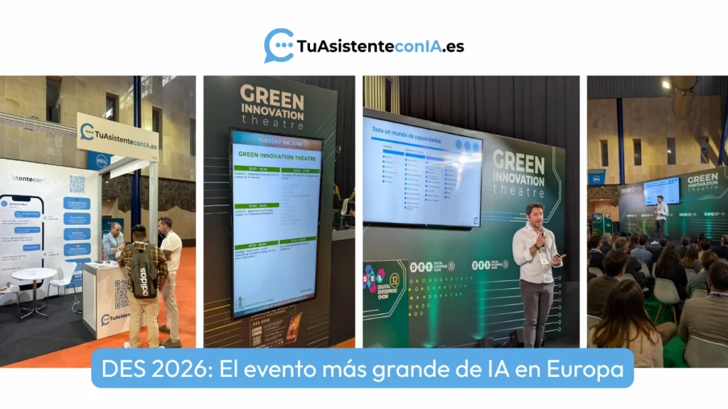 DES 2026 - DES – Digital Enterprise Show 2026 - ponencia sobre automatización con IA de la atención al cliente | TuAsistenteconIA